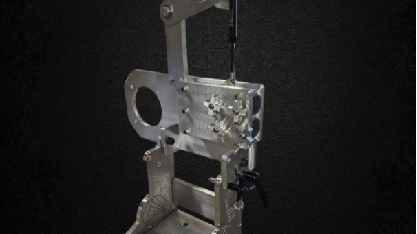 M-90-AL -  2 x 72 - Tilting Belt Grinder - fully assembled