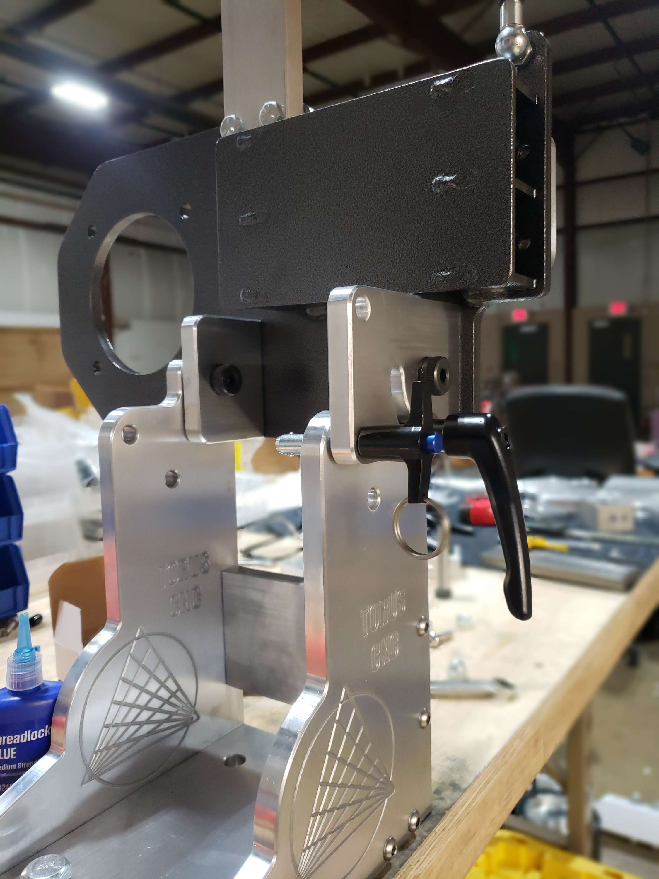 M90 -  2 x 72 Tilting Belt Grinder with black/silver vein poweder coat