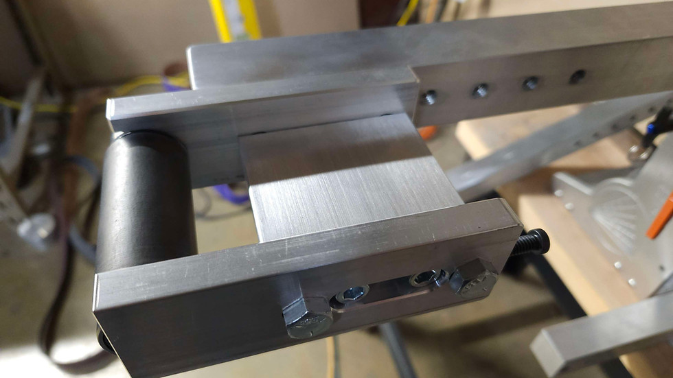 Small Wheel Attachment with 1.5" Aluminum Tooling Arm