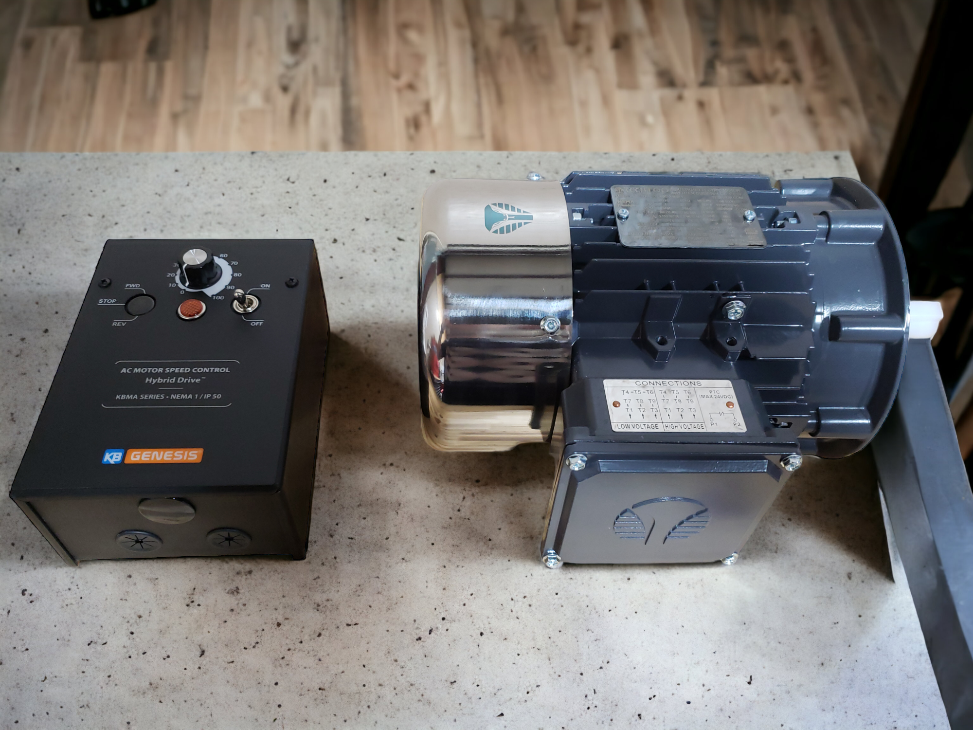 MOTORS W VFD VARIABLE SPEED